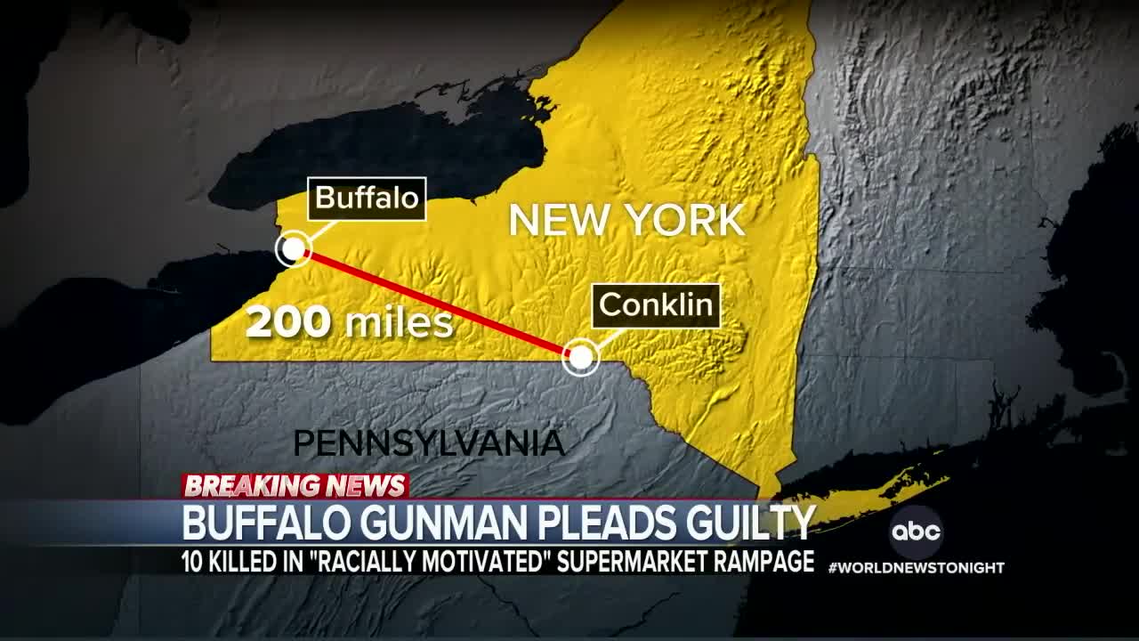 Buffalo shooter pleads guilty to murder, terrorism charges