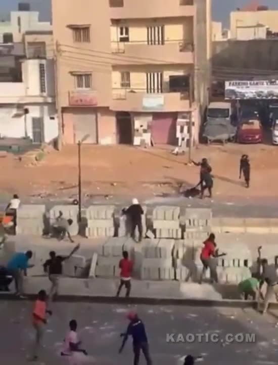 Rioting in Senegal