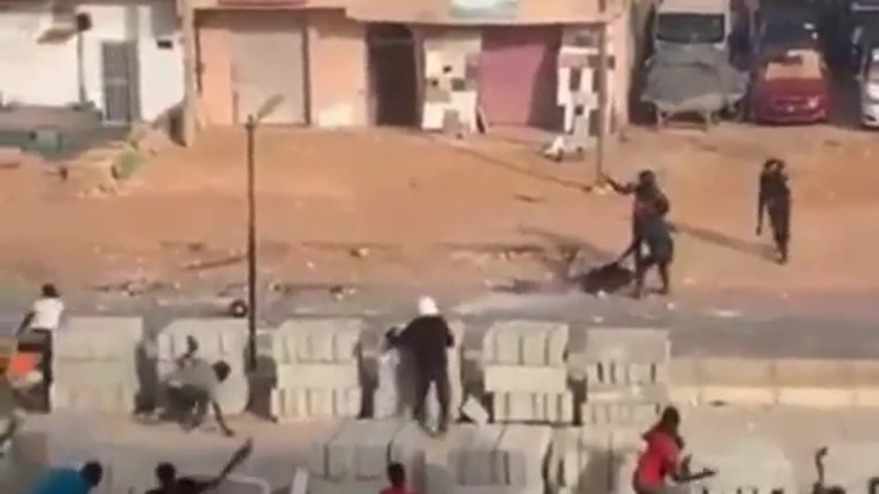 Rioting in Senegal