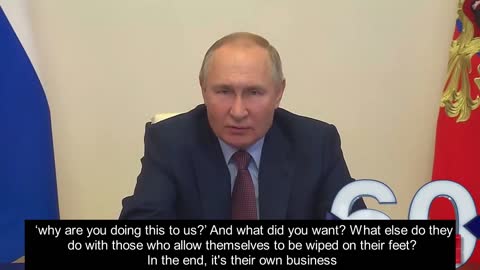 The European Union allowed the United States to "wipe its feet"-Putin