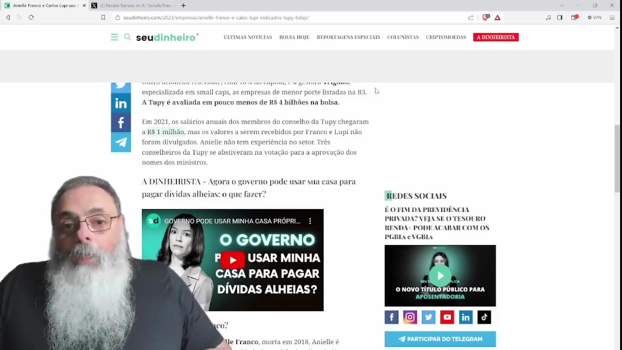 No conselho de negócios da Peixada Política