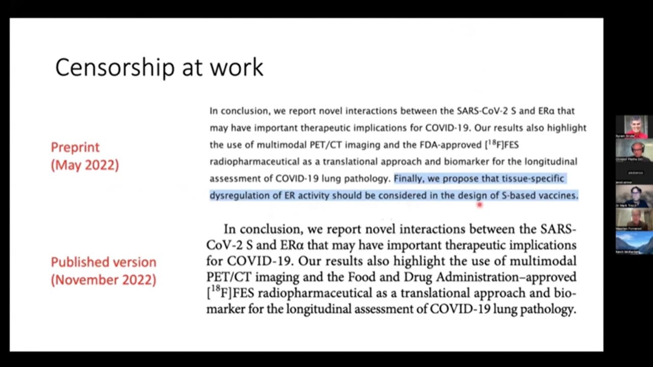 Scientific Presentation on Harms of DNA Contamination and Spike Protein