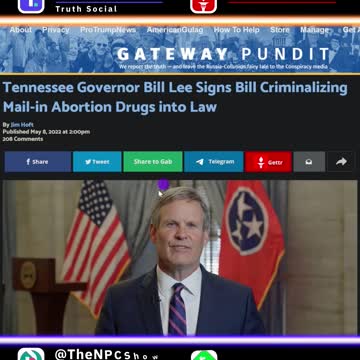 Tennessee Bans Plan B