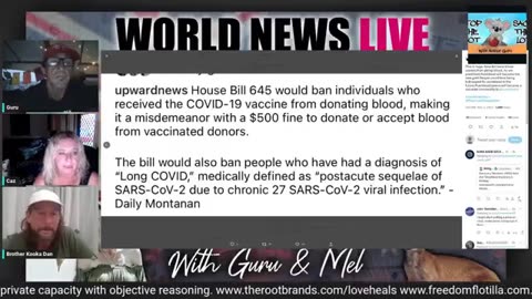 Guru and Caz with Vet Dan