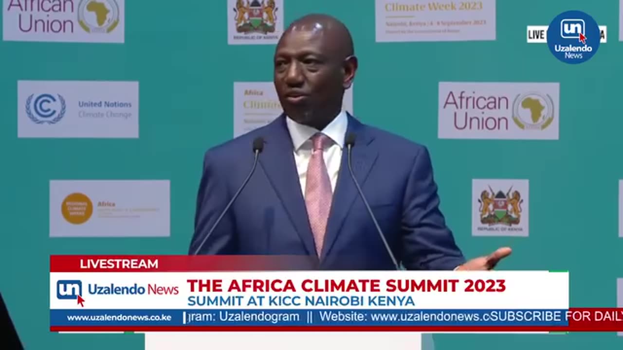 President Ruto delivers a powerful speech: Africa must stop being profiled negatively by the West.