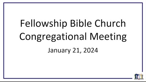 Congregational Meeting 2024