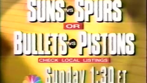 March 30, 1995 - Promo for NBA Playoffs