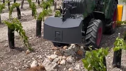 Stone Crusher BPL-F For Vineyards With Working Width 136 cm __ Made By KIRPY France