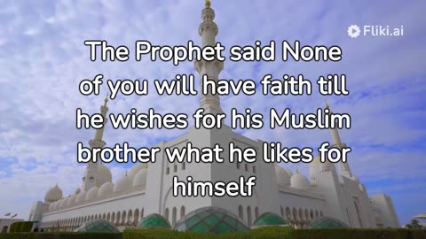 Hadith about brotherhood Arabic english Hadith