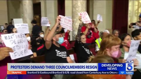 CA DOJ to investigate L.A.'s redistricting process as protestors demand council members resign