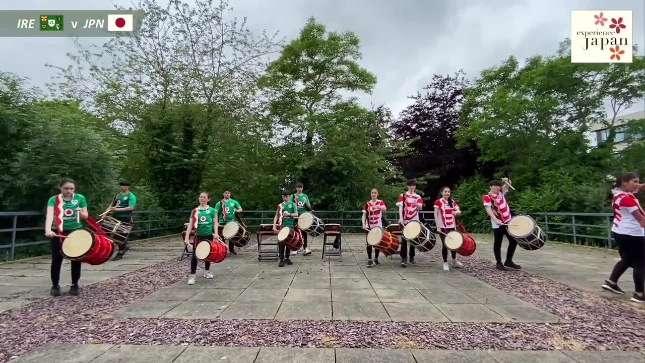 勇鼓 [Brave Drums] performed for the Ireland v Japan Rugby Match - 3rd July 2021 by