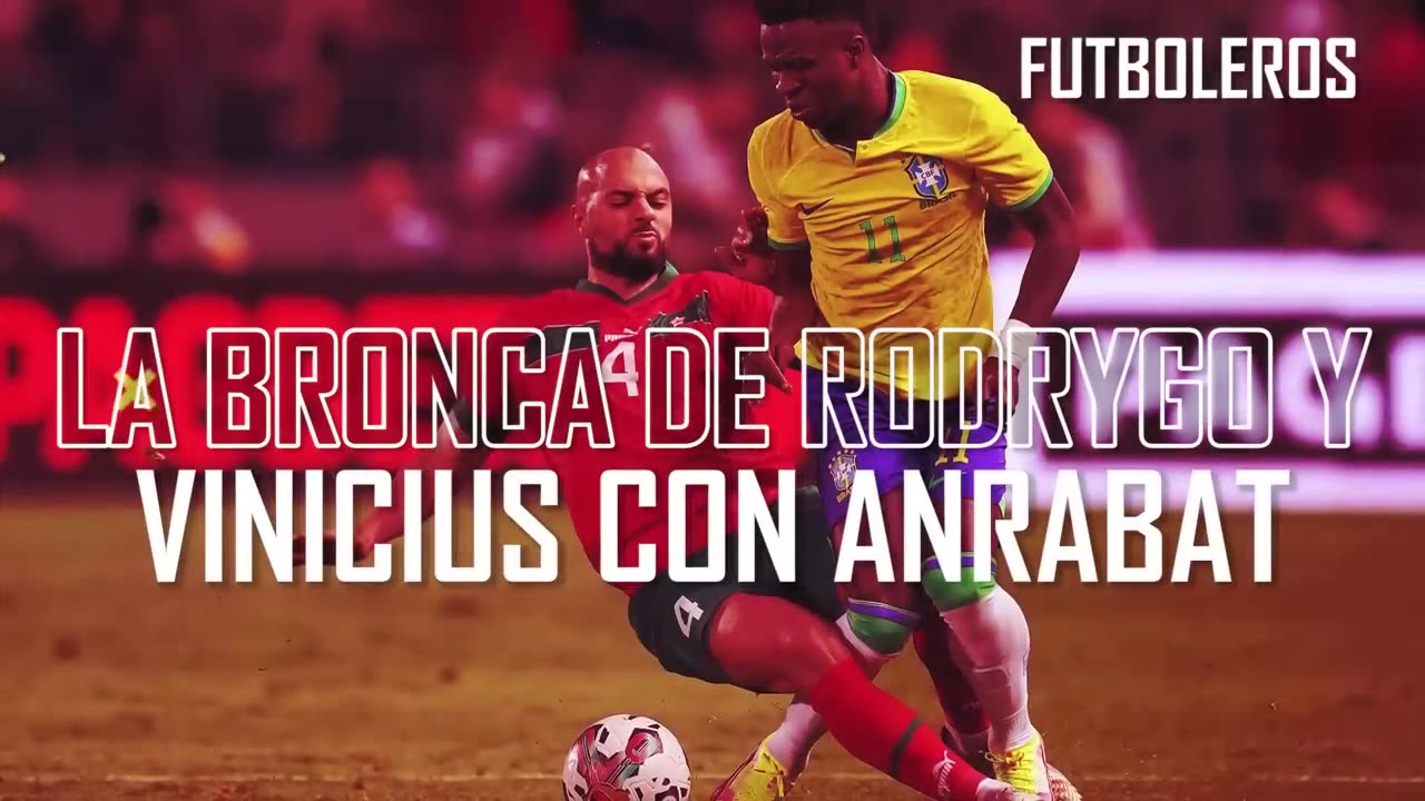 Bronca Amrabat contra Rodrigo y Vinicius