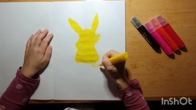 daughter painted pikachu