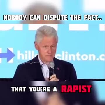 bill clinton called a rapist
