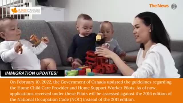 Ottawa updated instructions for the Home Child Care Provider and Home Support Worker Pilots