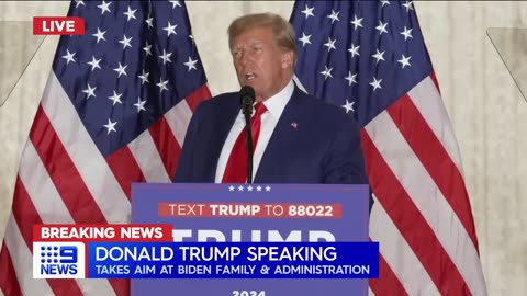 Donald Trump Speech | U.S. Is Going To Hell: Trump Slams Biden In His Speech After Arrest | US News