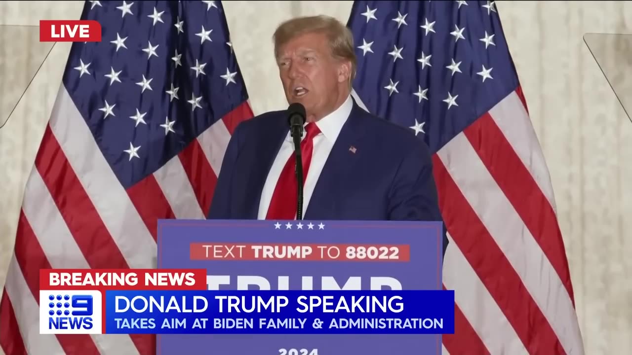 Donald Trump Speech | U.S. Is Going To Hell: Trump Slams Biden In His Speech After Arrest | US News