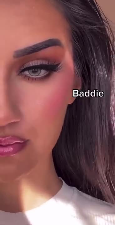 Sweet vs Baddie ❤️‍🔥 which do you prefer? #makeup #shorts #makeuptutorial