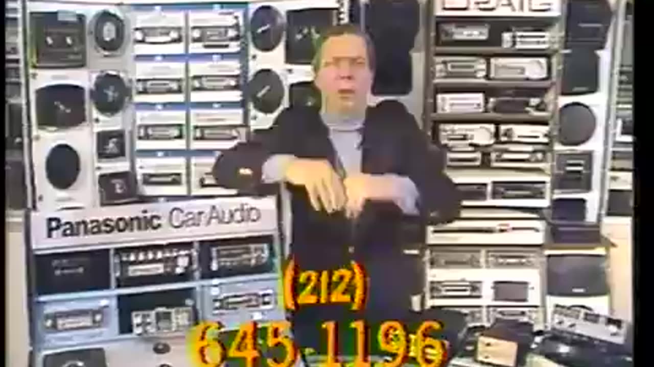 Crazy Eddie = commercial = Get A New Stereo For Your Car = 1978