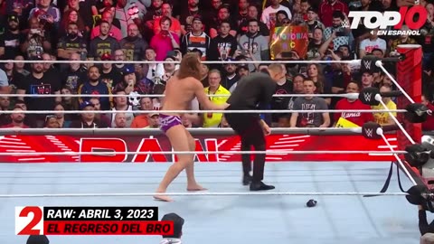 Top 10 Mejores Momentos de RAW: WWE Top 10, April 3, 2023e