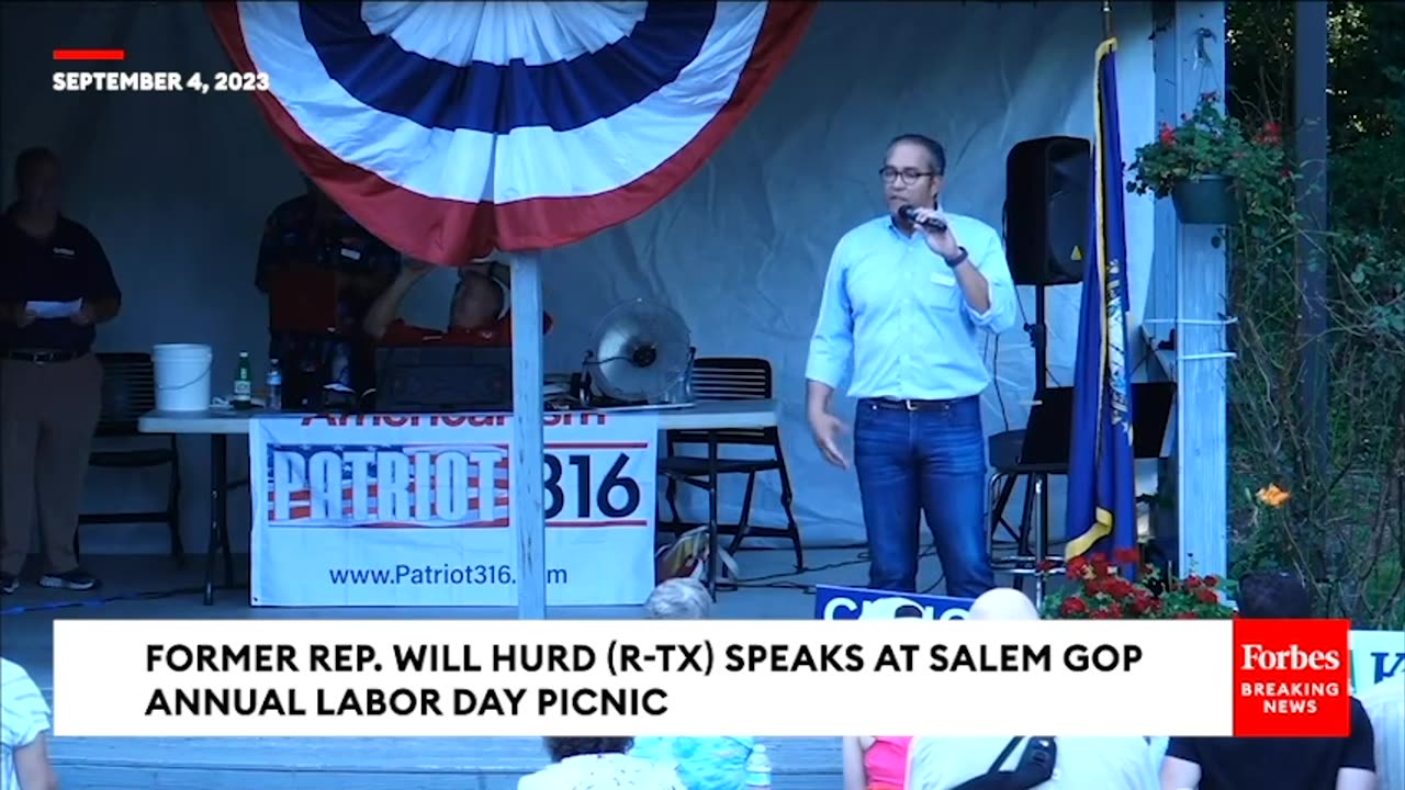 'I've Seen Our Enemies'- Will Hurd Warns Of Foreign Threats During Speech To New Hampshire Voters