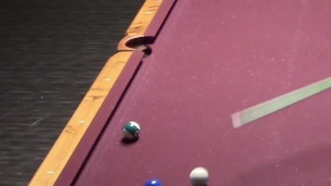 2 BALLS IN THE CORNER POCKET ON ONE SHOT!