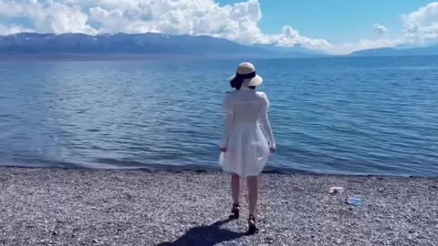 The scenery is picturesque and colorful