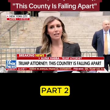 Donald Trump's Attorney Alina Habba - Fighting Back against "UNHINGED" Judge - Part 2 #shorts