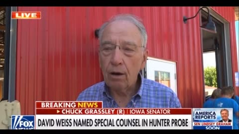 Sen Grassley on David Weiss Named Special Counsel