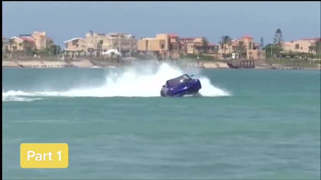 First Ever Sports Car Jet Ski Spotted* in Ocean