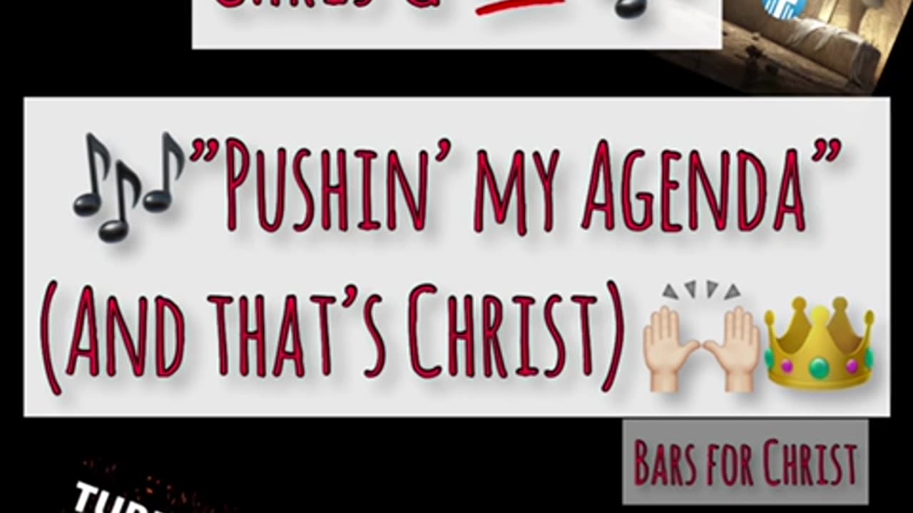 {Christian Rap 🚨} 🎶Chris G - PUSHIN’ MY AGENDA 💯 and that’s CHRIST