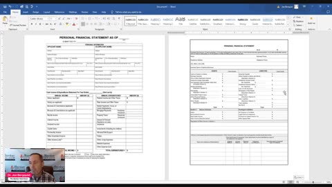 Episode 6 - Personal Financial Statement