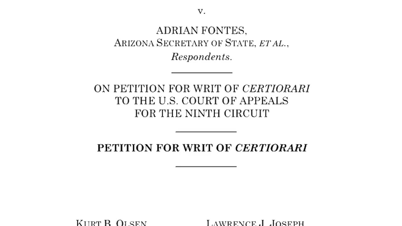 The Supreme Court Case Challenging the integrity of electronic voting machines has been filed