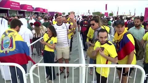 Fans in good spirits celebrate World Cup opening