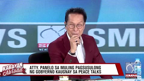 Atty. Panelo sa pagsusulong ng gobyerno kaugnay sa Peace talks