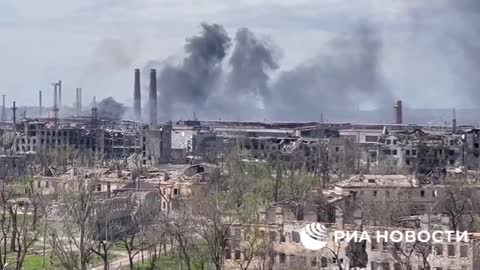 Ukraine War - Today's attacks on Azovstal