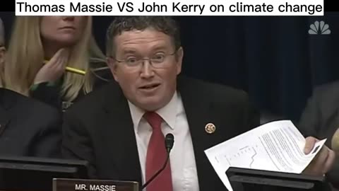 Thomas Massie Vs John Kerry On Climate Change