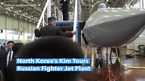 North Korea's Kim Tours Russian flight jet