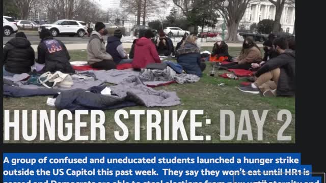 Students On Hunger Strike Until Democracy Is Destroyed By Passing HR1
