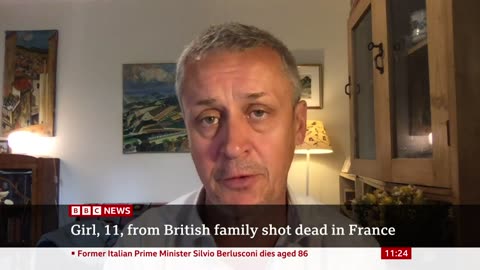 British girl shot dead in France while playing in garden - B