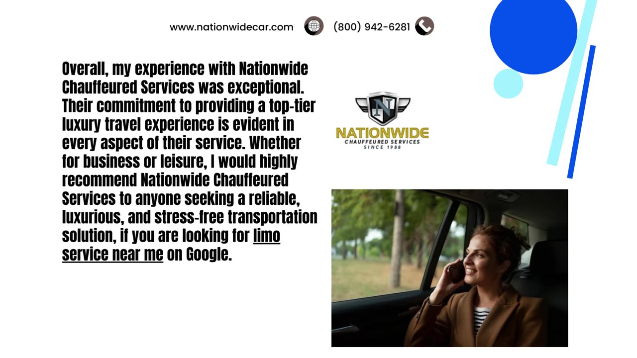 A Review of Nationwide Chauffeured Services