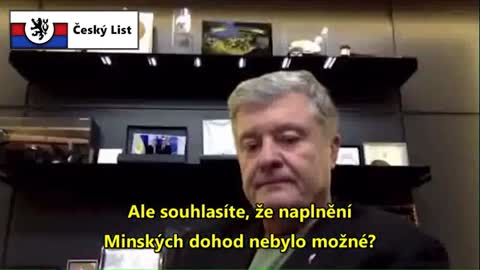 Porošenko na kameru přiznal, že Minské dohody byly podvrh, aby Ukrajina získala čas na vyzbrojení