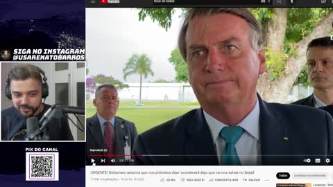 Bolsonaro Urgente: "Nos próximos dias vai acontecer algo que vai nos salvar"