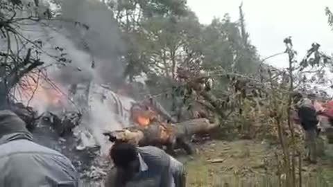 Indian Army helicopter crashed in Nilgiri hills of Tam,12 killed including CDS Bipin Rawat