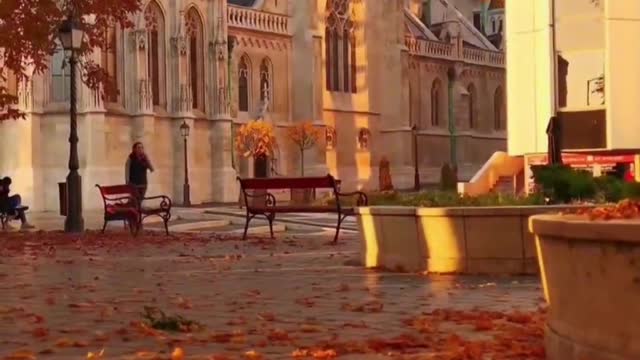 This is the most romantic scene in autumn