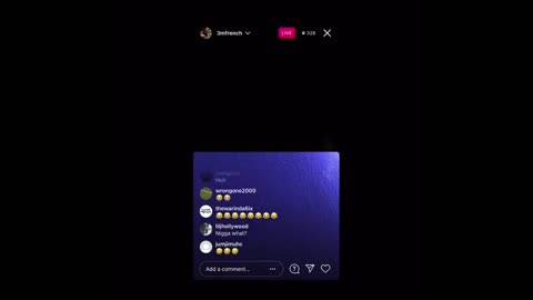 3M French IG live with 1hunnid, 2millyy and more speaks on airport situation gives away free merch