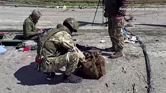 Russia says 959 Ukraine fighters surrendered in Azovstal so far