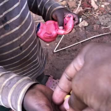 Gave him popcorns. Sharing is caring