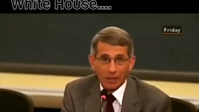 When Fauci told you what they will do to the world