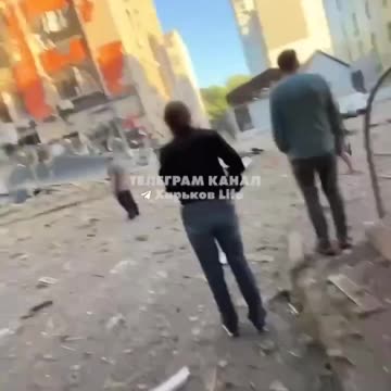 One more strike on Kharkiv. Residential buildings